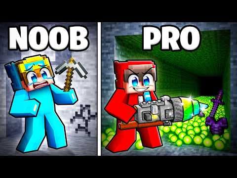 NOOB vs PRO Weapon Mining Battle!