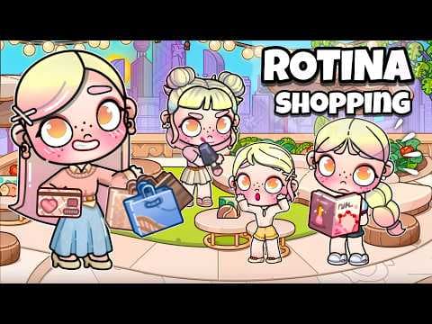 ROTINA SHOPPING 🛍️💅- NOVO SALÃO DE UNHAS | AVATAR WORLD ROTINAS E HISTÓRIAS PAZU