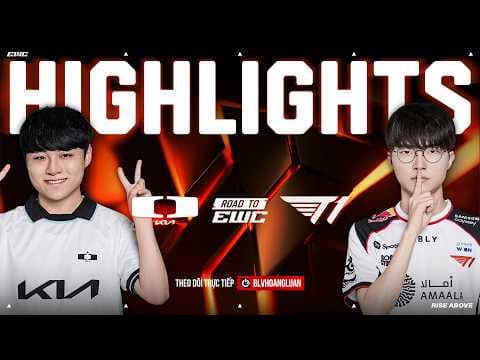 DK VS T1 | HIGHLIGHTS | ROAD TO EWC | HOÀNG LUÂN CO-STREAM #EWCWATCHPARTY #EWCQUALIFIER