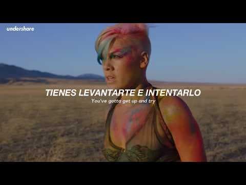 P!nk - Try (Sub. Español + Lyrics)