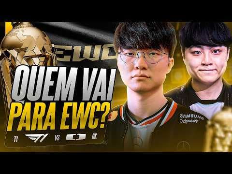 T1 x DK: O FAKER VAI PRA COPA DO MUNDO DE LEAGUE OF LEGENDS?
