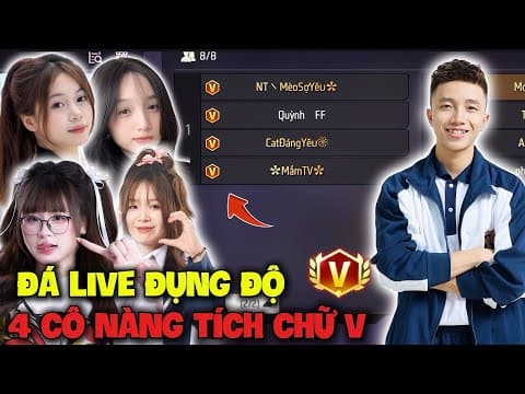 Trùm Móc Lốp Thử Thách Đá Live Jeeker Bất Ngờ ''Đụng Độ 4 Cô Nàng Tích Chữ V'' Và Cái Kết !!!