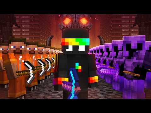 1000 Players Simulate PRISON in Hardcore Minecraft