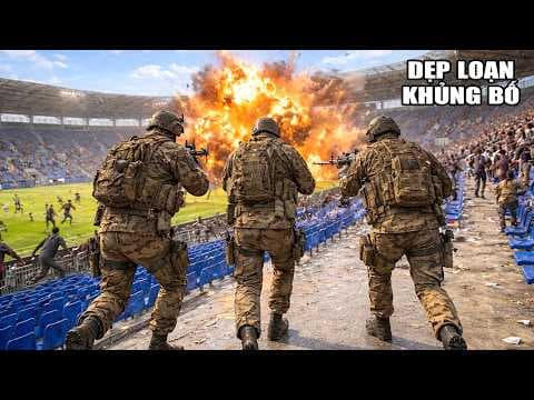 KHI LÍNH ĐẶC NHIỆM DẸP LOẠN SÂN VẬN ĐỘNG BỊ KHỦNG BỐ TẤN CÔNG | Call Of Duty MW3