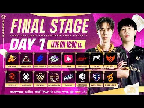 🔴LIVE สด! 𝐏𝐔𝐁𝐆 𝐓𝐡𝐚𝐢𝐥𝐚𝐧𝐝 𝐂𝐨𝐧𝐭𝐞𝐧𝐝𝐞𝐫𝐬 𝟐𝟎𝟐𝟔 | รอบ 𝗙𝗶𝗻𝗮𝗹 𝗦𝘁𝗮𝗴𝗲 วันที่ 1