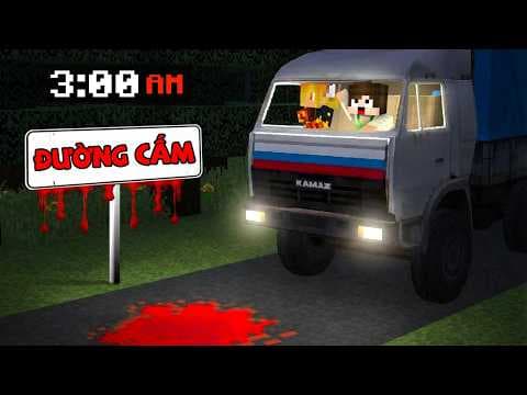 Đừng Lái Xe Tải Vào Lúc 3H SÁNG Trong Minecraft
