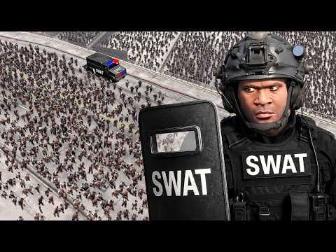 ĐẶC NHIỆM SWAT CHIẾN ĐẤU VỚI ĐẠI DỊCH ZOMBIE Trong GTA 5!