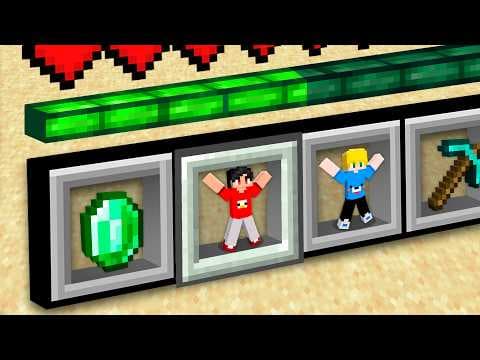 Passamos o o Dia Presos Dentro do Inventario do Minecraft!