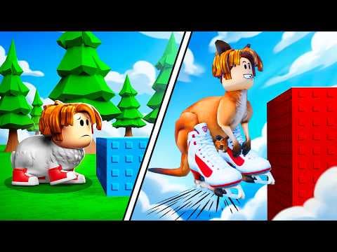 EU EVOLUO PARA UM ANIMAL DIFERENTE A CADA PULO (Roblox +1 Jump Evolve Tower)