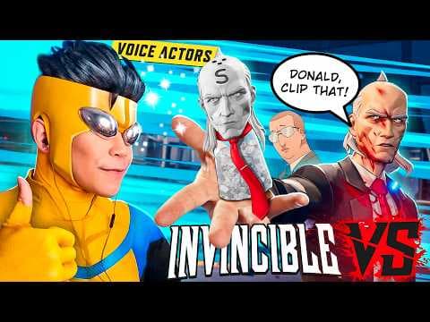 MARK & CECIL (VS) Voice Actors Play Invincible VS