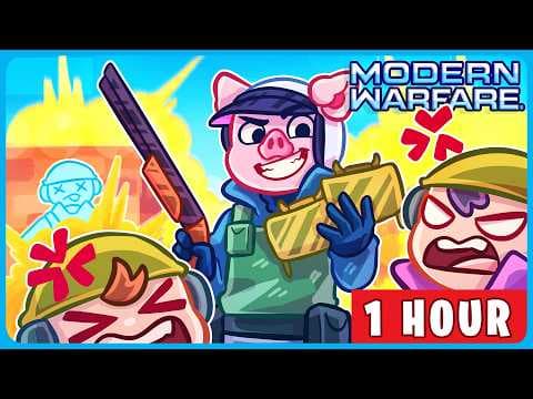 Modern Warfare For 1 Hour Straight (HACKERS EVERYWHERE)