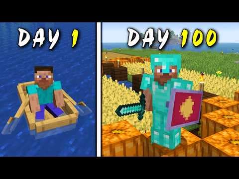 100 ngày đập đá trong Mincraft Hardcore!