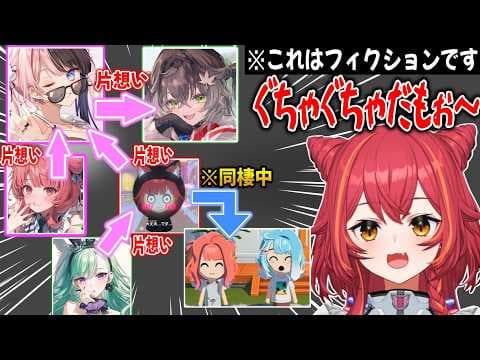 メンバーとの同棲生活が始まったり、ぶいすぽ各所で片想いが続出し困惑する猫汰つな【ぶいすぽ / 猫汰つな / 切り抜き】