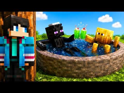プレイヤーがいない間にマイクラのMOBは何をしているのか？【 マイクラ / マインクラフト 】