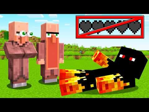 ENGANEI VILLAGERS Fingindo não ter CORAÇÕES no Minecraft