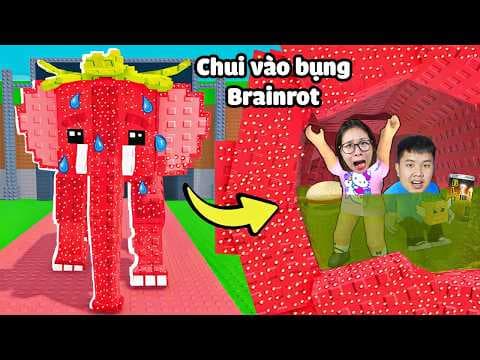 Chui vào bụng ENTER BRAINROT HEADS khổng lồ tìm Brainrot siêu hiếm bqThanh & Ốc Ai Vip Hơn