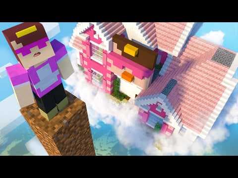 おかんの家を勝手に空中に作って出禁にする【まいくら / マインクラフト】