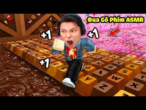 [ROBLOX] JayGray Mỗi Giây +1 Tốc Độ Đua Gõ Phím ASMR🍫😋Thử Thách Nghe Âm Thanh Bàn Phím Siêu Thư Giãn