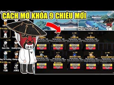 PHÁT HIỆN CÁCH MỞ KHOÁ 9 CHIÊU MỚI, EM HỌ BẠO NGỌT THỨC TỈNH SIÊU MẠNH CÂU CÁ VẠN CÂN 