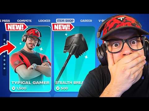FIRST LOOK at MY *FORTNITE ICON SKIN* (Typical Gamer)