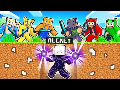 GOJO vs 5 CAÇADORES no Minecraft
