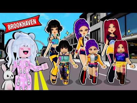 พี่โพนี่แปลงโฉมสาวๆ ฮันทริกซ์ให้กลายเป็นคนสมจริง Brookhaven 🏡RP Huntrix K-Pop Demon Hunters