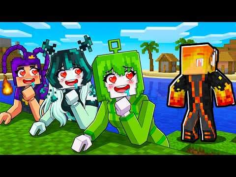 Tôi Lạc Vào Tiệc Bể Bơi Chỉ Có CON GÁI Minecraft